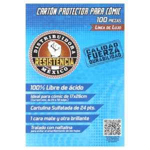 Cartón Cómic  (100 Pzas)